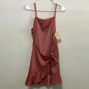 Altar'd State Pink/Rust pink Mini Dress